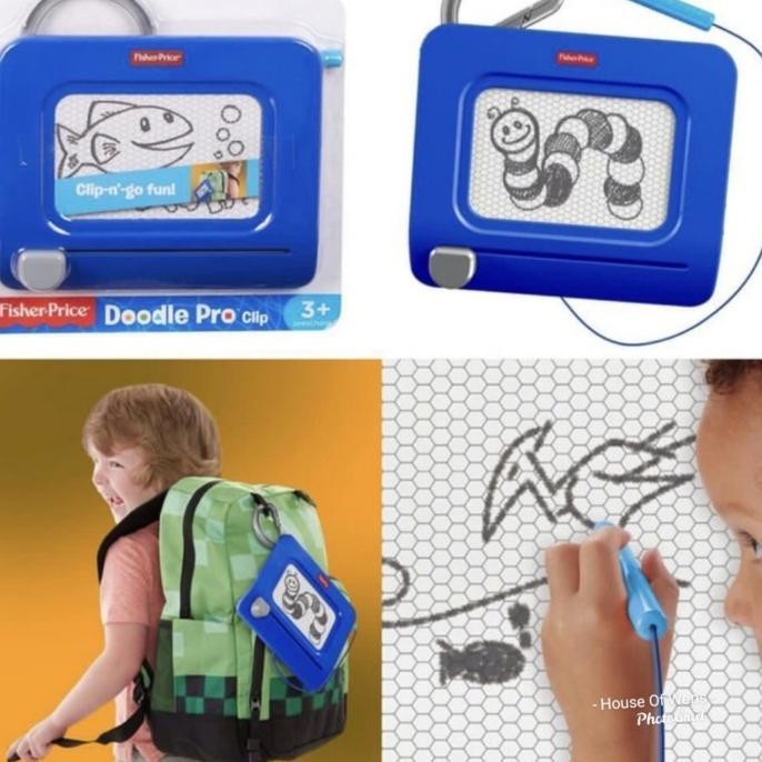 

Ready Fisher Price Doodle Fun Clip Clip N Go - Papan Tulis Hapus Stok Terbatas
