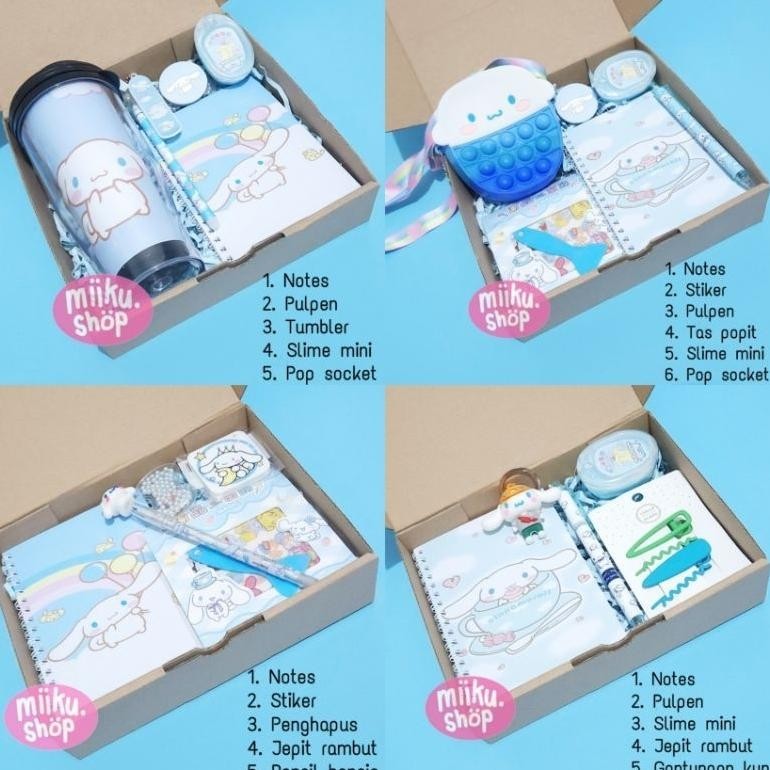 

NEW - BIRTHDAY GIFT HAMPERS SANRIO KARAKTER CINNAMOROLL TERLARIS