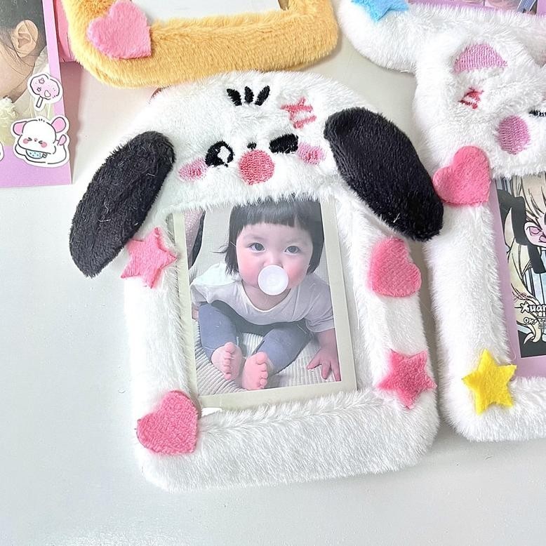 

fgh-56 Tempat Photocard Kelinci Mewah Lucu Dengan Gantungan Kunci Pelindung Kartu Kredit ID Bank 3inch Idol Photo Pelindung Case Alat Tulis Siswa Hemat
