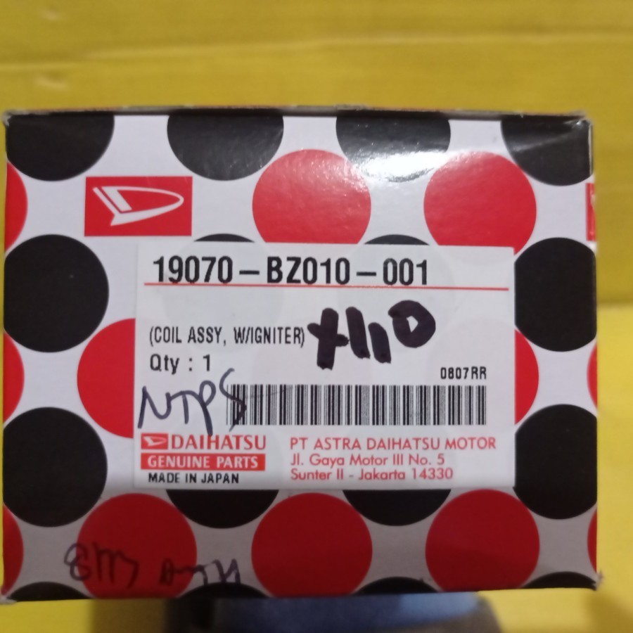 coil xenia 1000 cc asli astra daihatsu