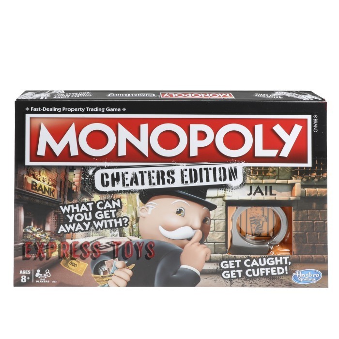 Hasbro Monopoly Game Cheaters Edition Board Game