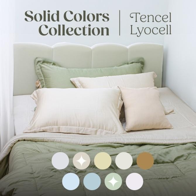 Sprei Polos Tencel Sutra Organic Soulmate Bedsheet