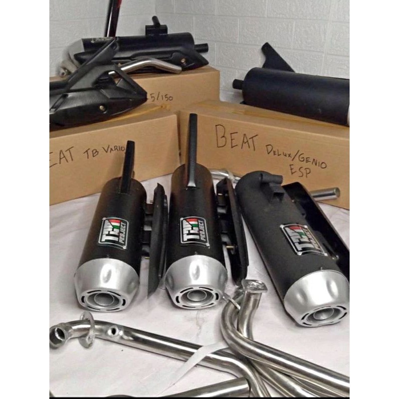 KNALPOT/MUFFLER TZM PROJECT COPY BEATVARIOSCOOPY ADEM FULL BASS