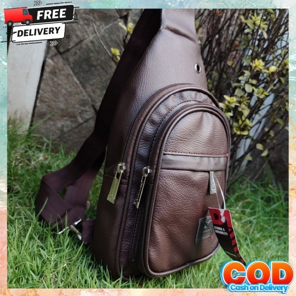 Wesbag Murah Tas Pria Ts Selempang Kulit Salempang Waistbags Pinggang Original Modern Waistbag Tsa D