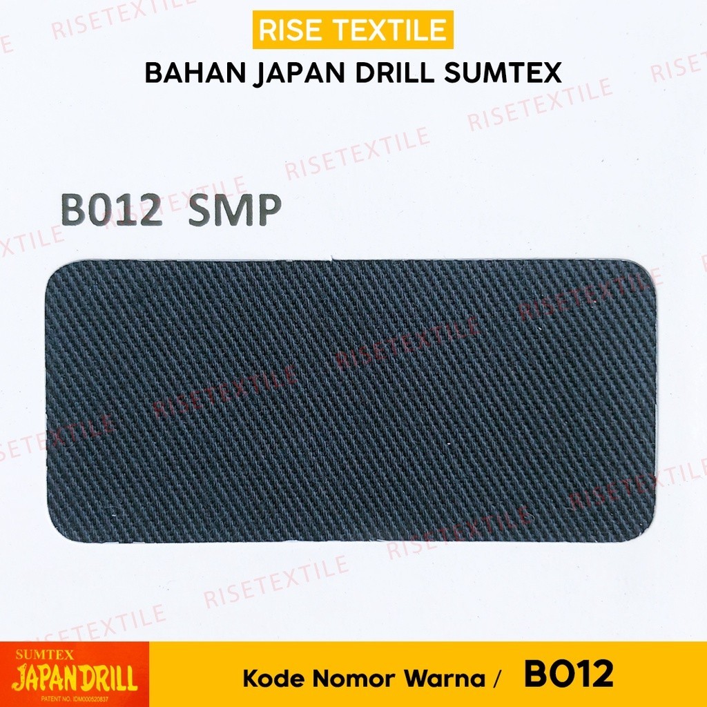 Kain Japan Drill Sumtex Bahan Seragam Bahan Celana Bahan Kemeja Warna Biru Navy Nomor B012