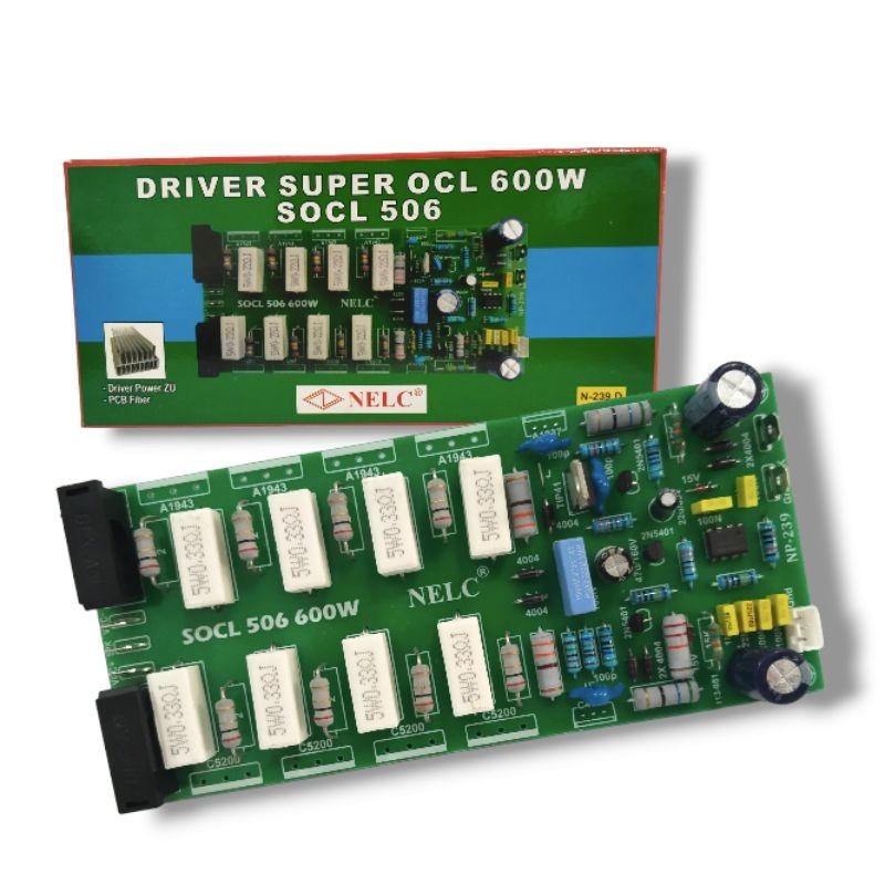 KIT DRIVER SOCL 506 NELC SOCL506 600W NELC KIT POWER AMPLIFIER AUDIOSUPER OCL MONO 506
