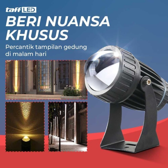 Lampu Sorot Gedung Lampu Sorot Taman Spotlight Outdoor Waterproof