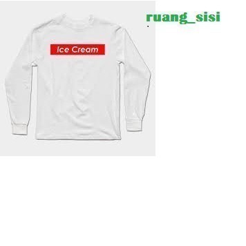 Kaos T Shirt Pria Ice Cream