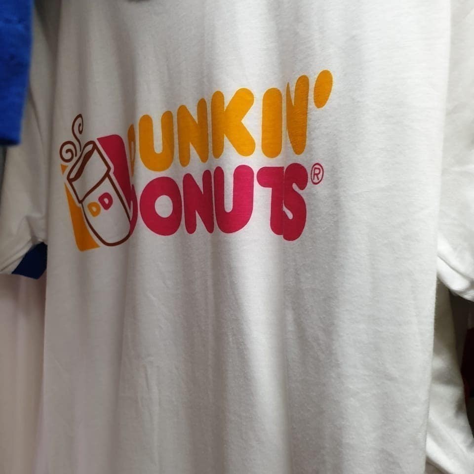 Kaos T Shirt Pria Pria Dunkin Donuts