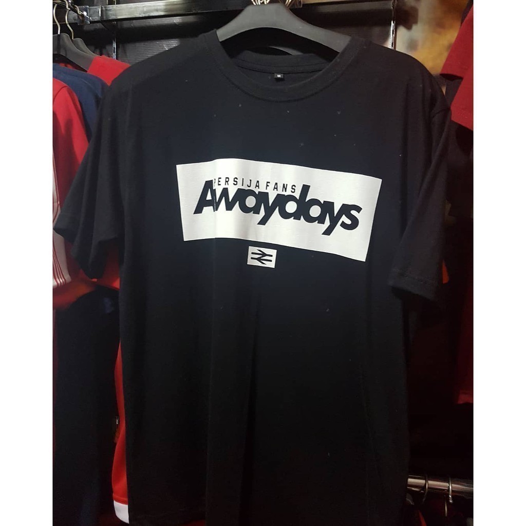 Kaos T Shirt Pria Persija Fans Jakartans Awaydays Hooligan Ultras Jakarta