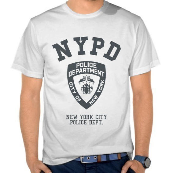 Kaos T Shirt Pria Nypd New York Police