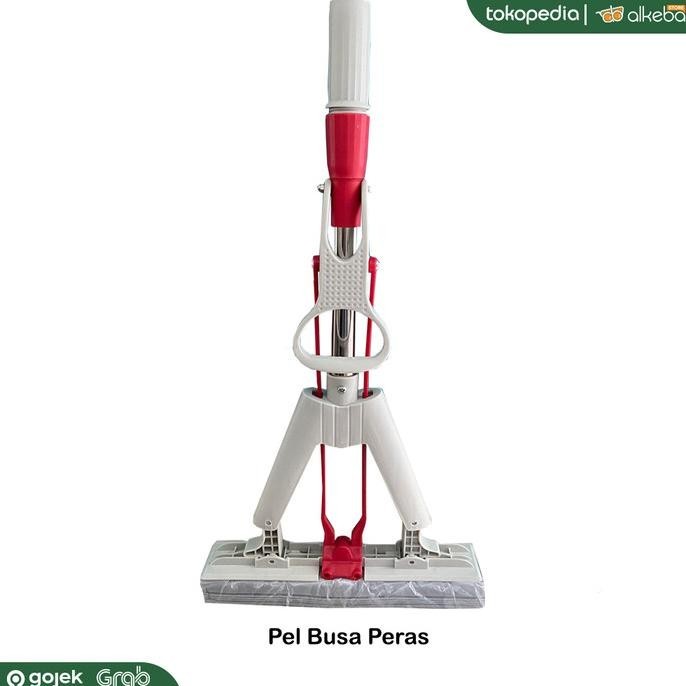 Alat Pel Busa Peras Lipat Sponge Mop Pembersih Lantai