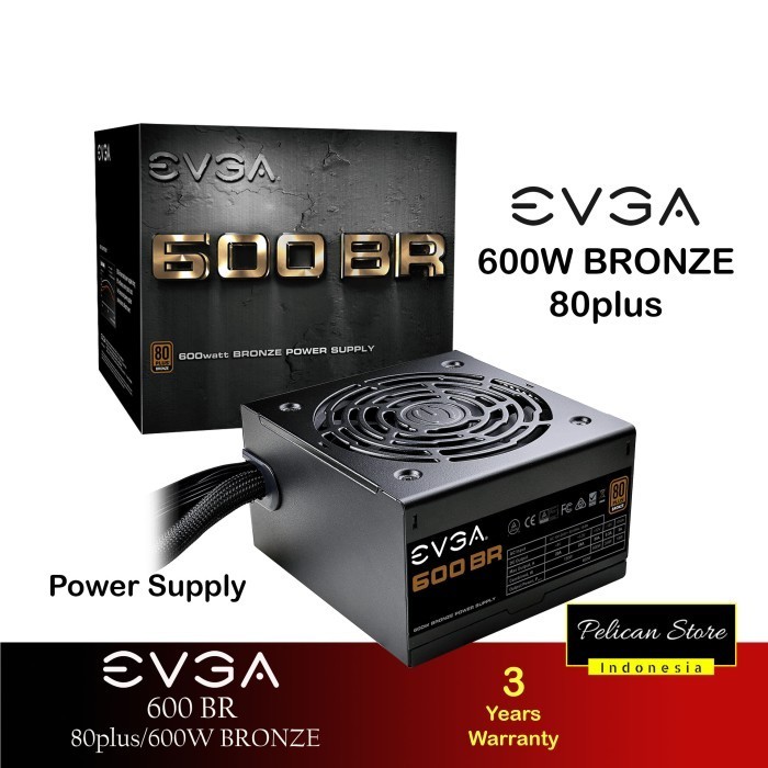 EVGA PSU 500 BR 80 PLUS BRONZE POWER SUPPLY 500W