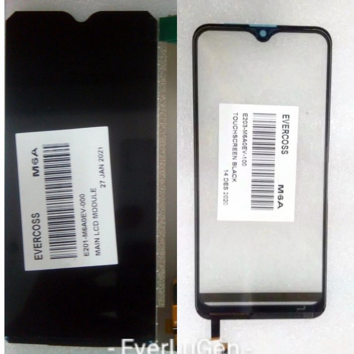 LCD+TOUCHSCREEN EVERCOSS M6A Original