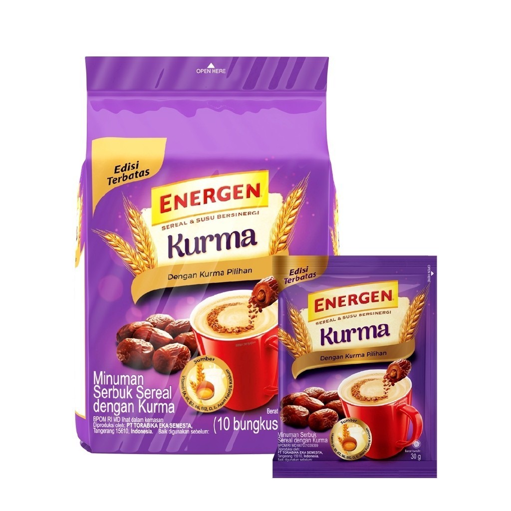 

ENERGEN Kurma Pouch 10 Sachet x 30gr