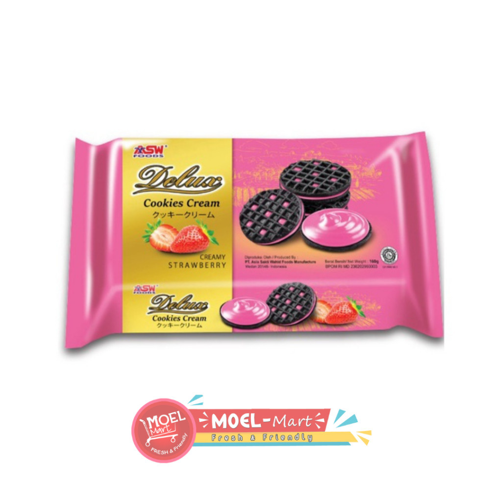 

ASW DELUX COOKIES CREAM STRAWBERRY 160GR