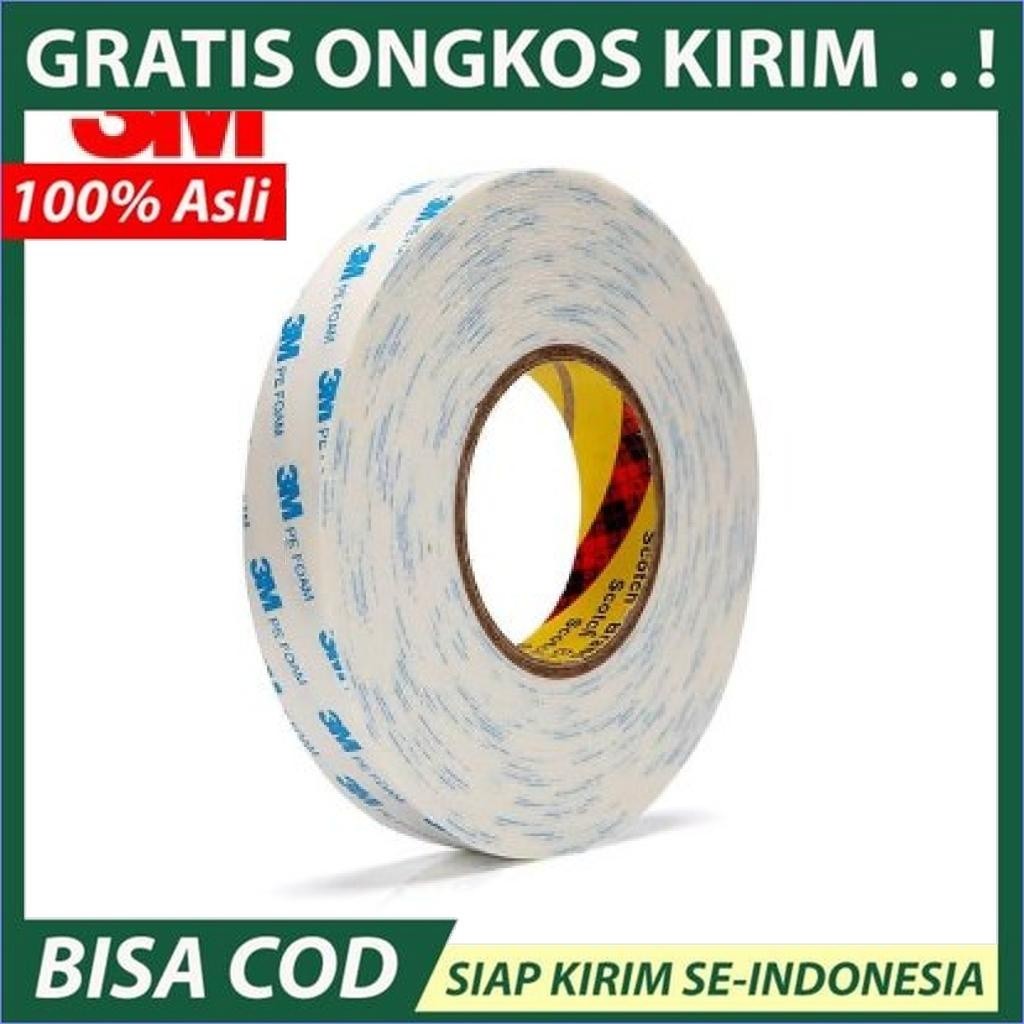 

Double Tape 3M Pe FOAM Selotip Busa Perekat Mobil Motor 2mmx4M 1600
