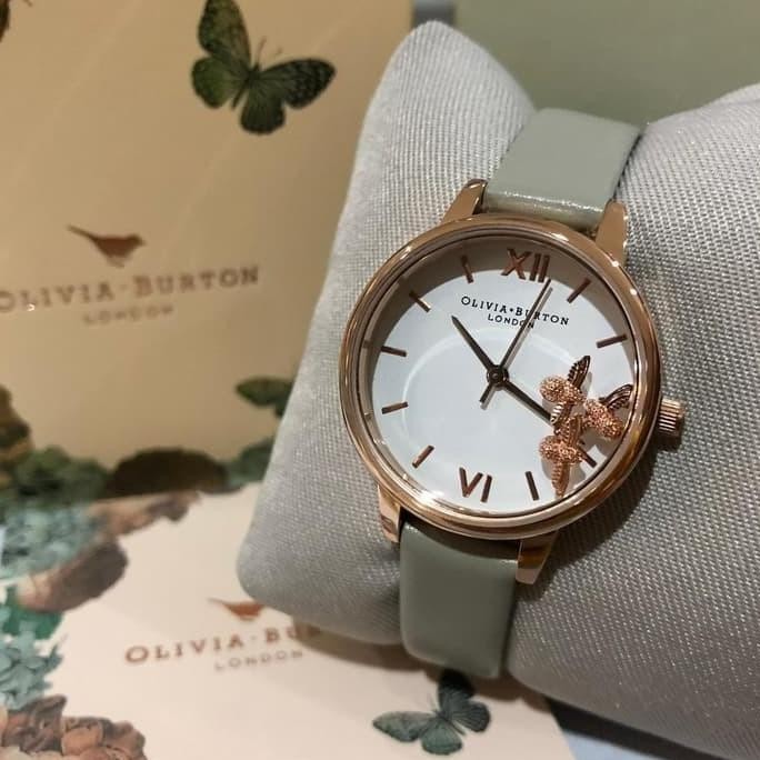 NEW JAM TANGAN OLIVIA BURTON KULIT 1B/ Jam Tangan Wanita Olivia Burton