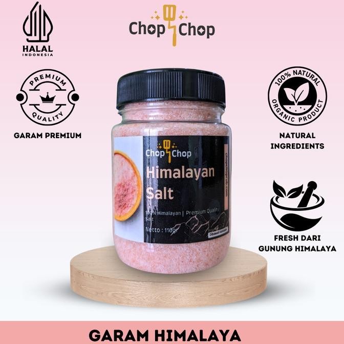 

Chopchop Garam Himalaya Premium Organik Asli 100% Alami dalam kemasan