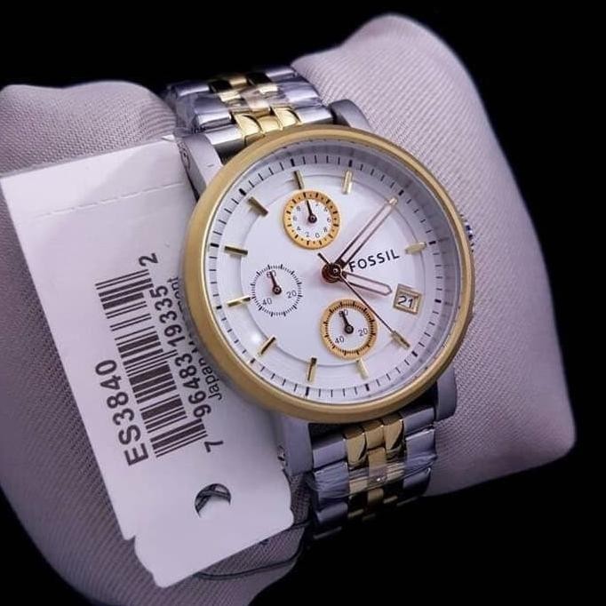 Jam Tangan Analog Wanita Fossil Es3840 Original