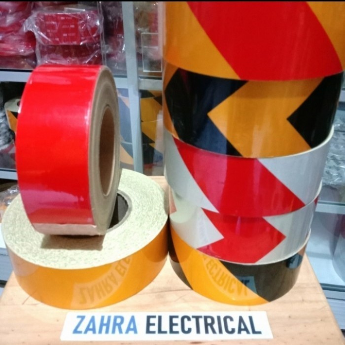 Scotchlite Setiker Reflektive / Setiker Tape 5 Cm X 45 Meter Pemantul