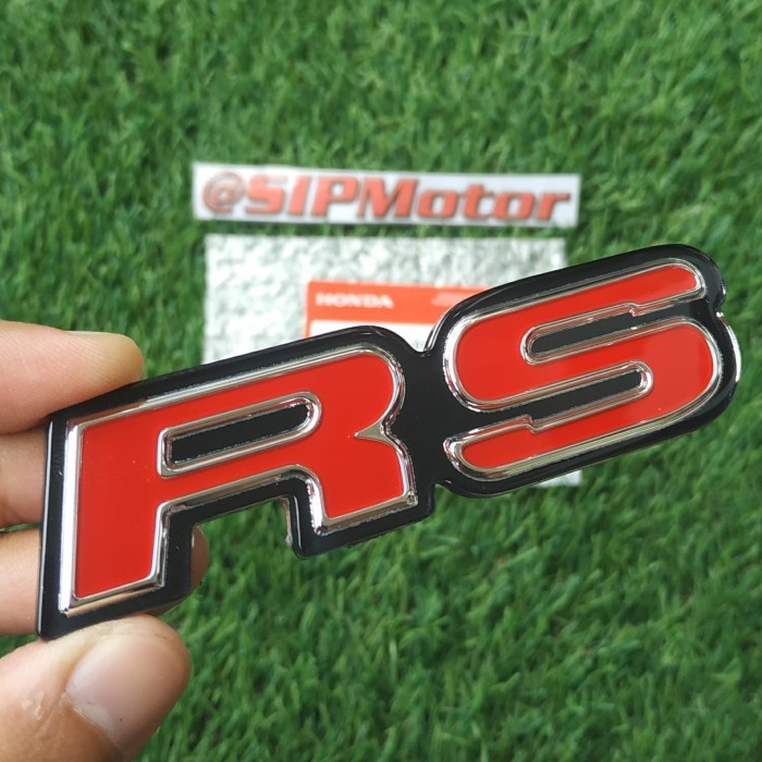 Emblem Logo Rs Original Honda Japan Mobilio Jazz Brio City