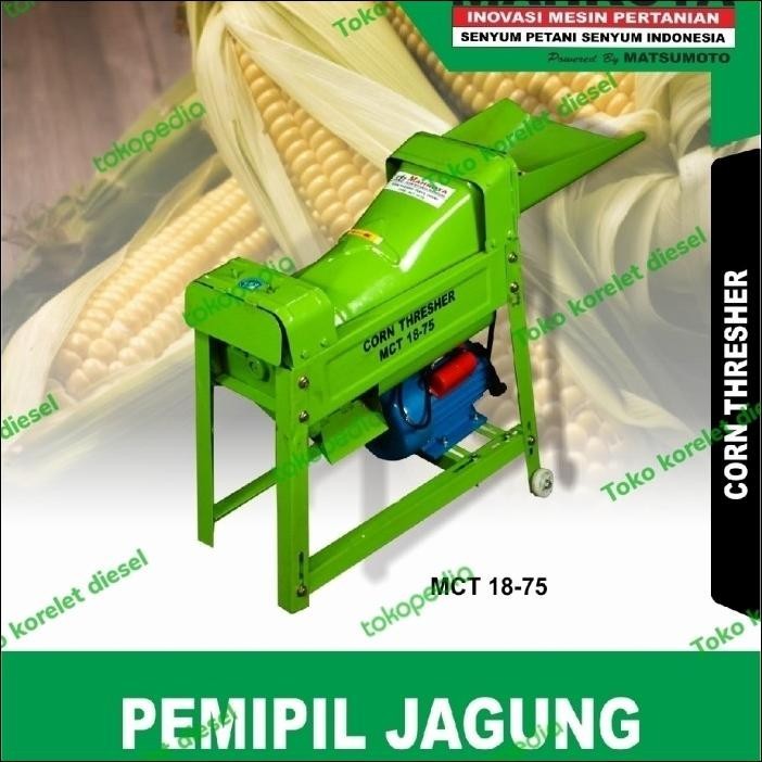 Mesin Pemilpil & Perontok Jagung Mahkota Mct 18-75