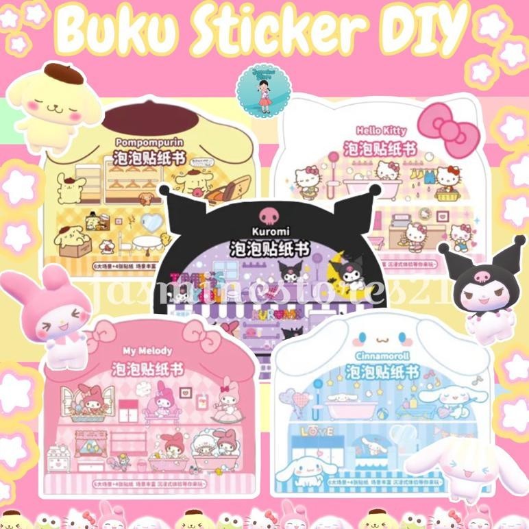 

STIKER BOOK STICKER BUKU KARAKTER KARTU SANRIO HELLO KITTY KUROMI MY MELODY LUCU UNIK KADO HADIAH GIFT/BUKU STIKER A6 PREMIUM MOTIF SANRIO/BUKU DEKORASI ALBUM STICKER MOTIF CINNAMOROL MELODY KUROMI RO51