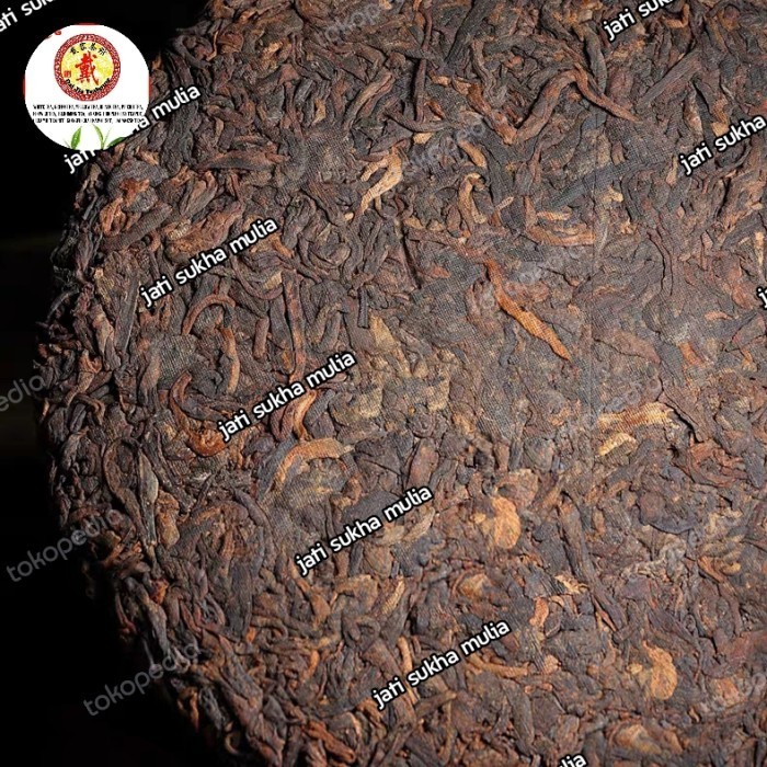 

( Grade Super ) Teh Pu Erh Golden Buds Bing Dao Ripe Thn 2015 357Gram.