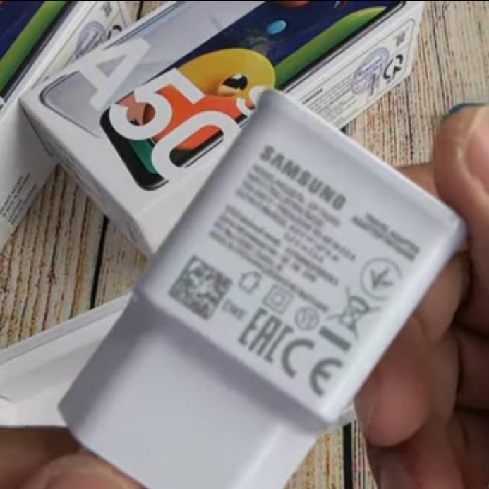 Kelaashop Charger Original Samsung A50S Tipe C Fast Charging 15 Watt Bawaan Hp