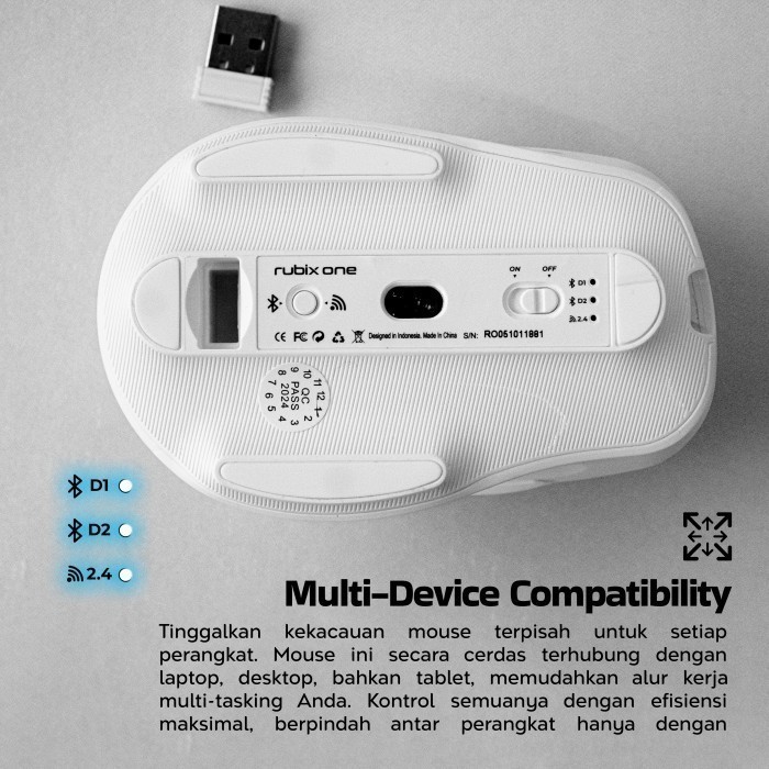 Mouse Wireless Digital Alliance M102 Rubix