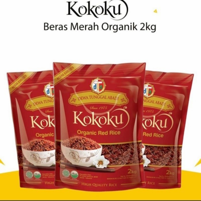 

Kokoku Organic Red Rice Beras Merah 2Kg