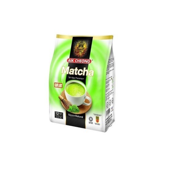 Teh Matcha Aik Cheong Matcha Teh Hijau Pracampur 12 Sac