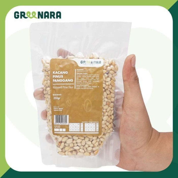 

Andan Greenara Roasted Pine Nut 250Gr / Kacang Pinus Panggang 250 Gram