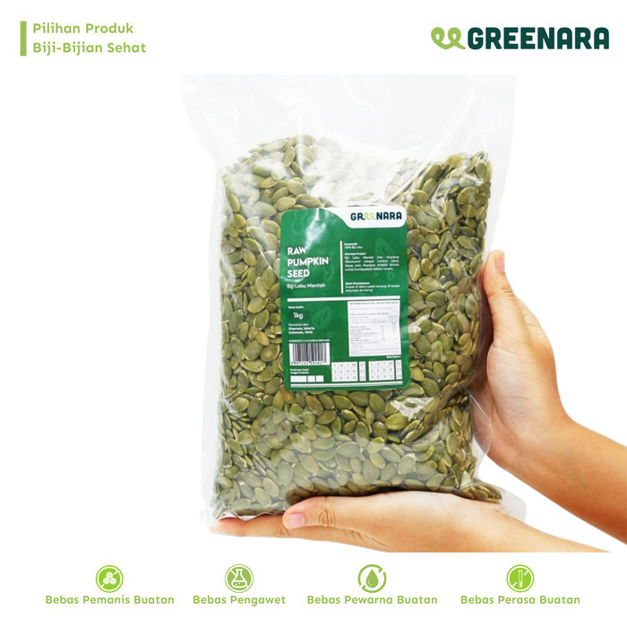 

Andan Biji Labu Mentah 1Kg / Raw Pumpkin Seed