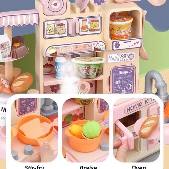 Mainan Masak Masakan Besar Lengkap Anak Perempuan Dream Kitchen Sni
