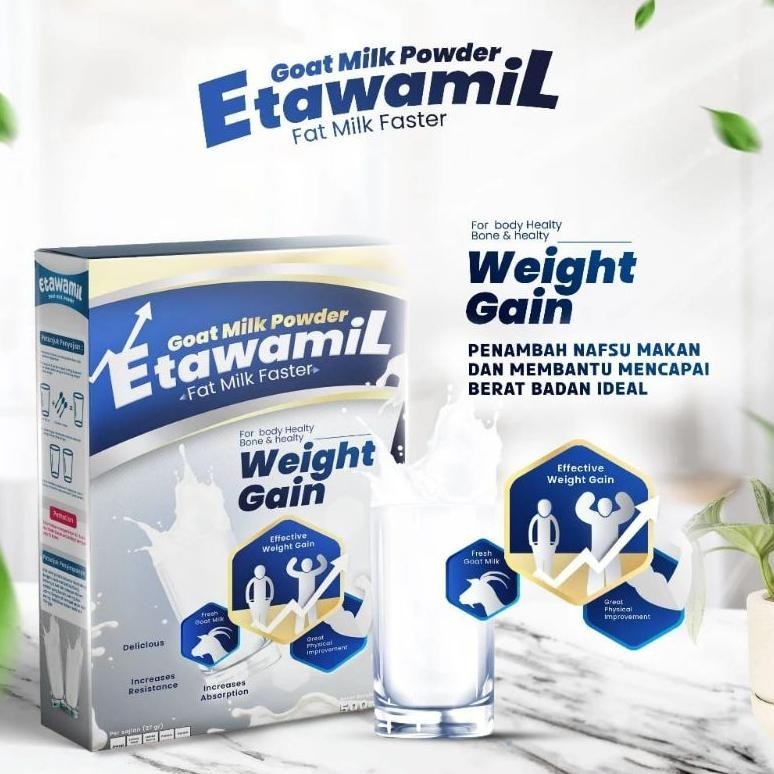

ETAWAMIL WEIGHT GAIN /RASA COKLAT/ susu gemuk penambah berat badan nafsu makan halal BPOM RI 500gr BS