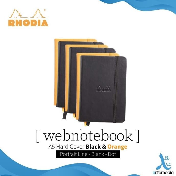 

Buku Catatan Rhodia A5 Portrait Hardcover Webnotebook