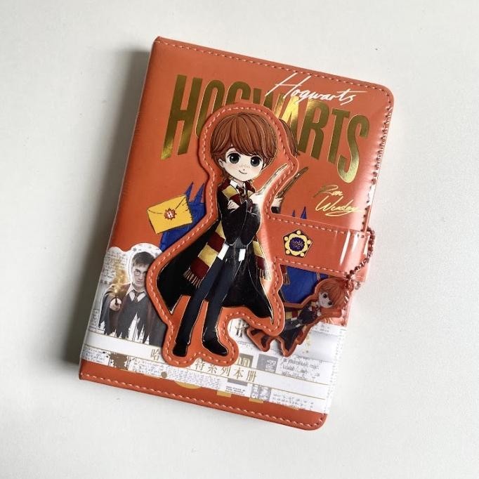 

Binder Doff Buku Catatan Peta Karakter Harry Ron Hermione Luna Unik