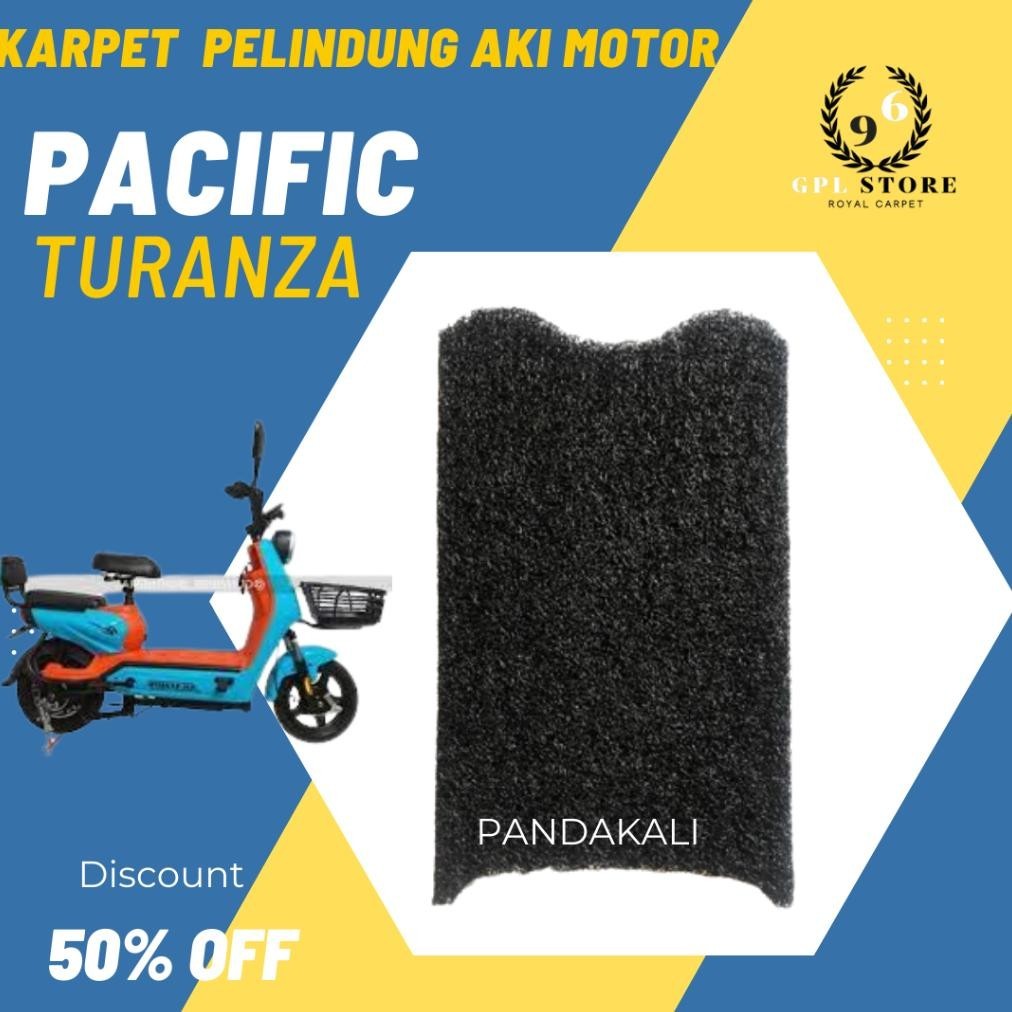 Karpet sepeda motor listrik Pacific Turanza