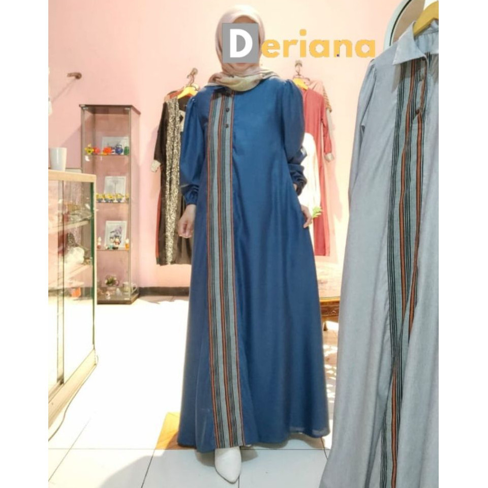 Gamis Pesta mewah Elegan Terbaru Ameena Dress Deriana Project