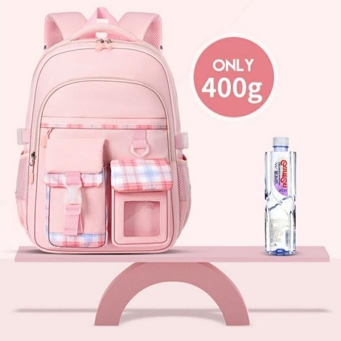 Tas Ransel Backpack Anak Sekolah Perempuan Sd Kakami Polos