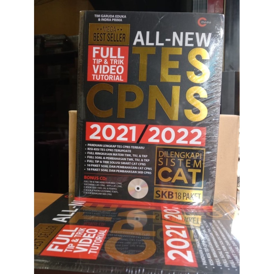 Gianal - Buku All New Tes Cat Cpns 2021/2022 Oleh Tim Garuda Eduka
