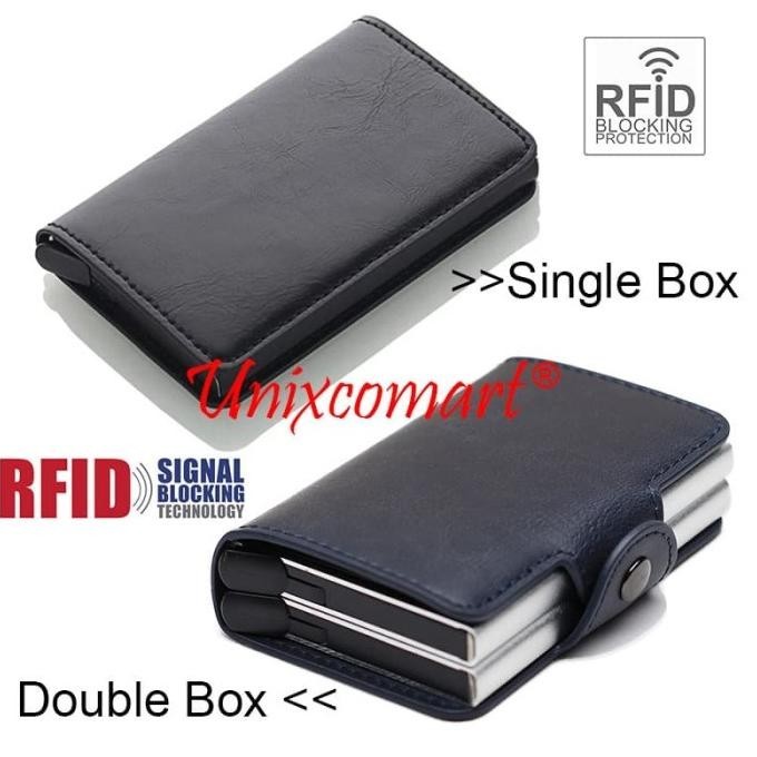 

Dompet Mini Tempat Kartu ATM Smart Slim Wallet Credit Card Holder RFID