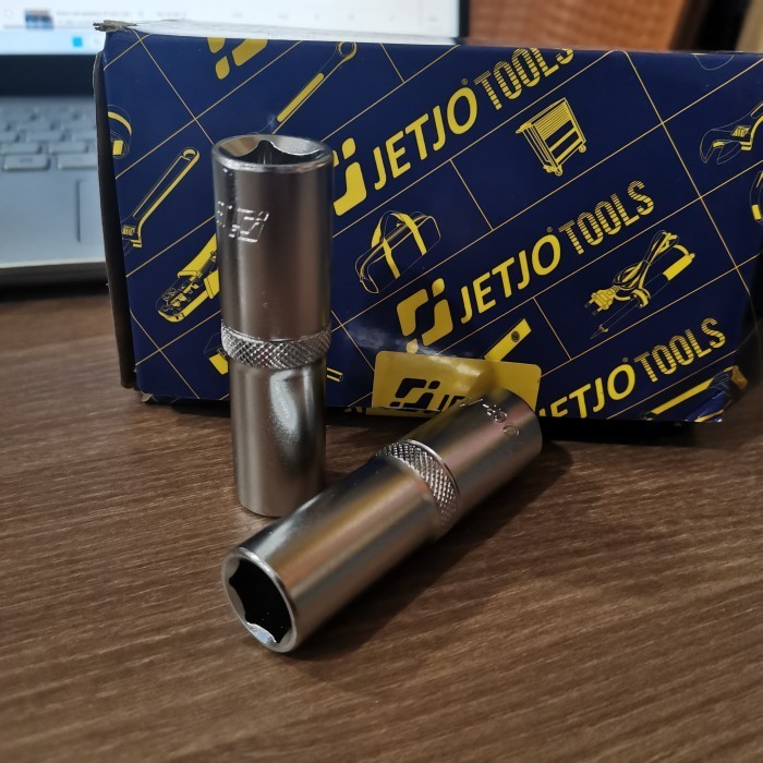 ------] Mata sok panjang 14 mm Lakoni jetjo socket deep wall 1/2" kunci shock