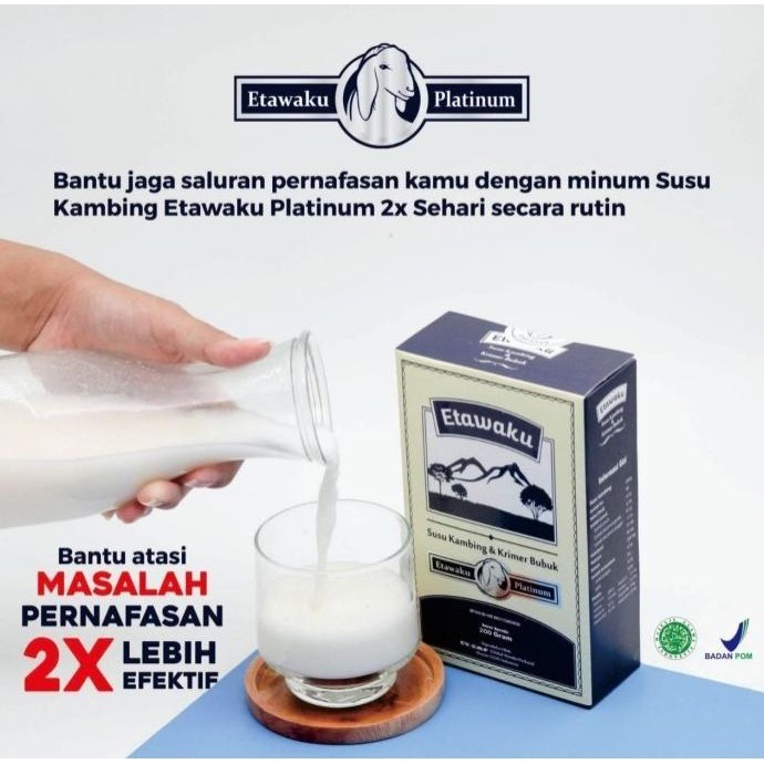

PAKET 2 BOX Etawaku Platinum Susu Kambing Etawa Kualitas Premium TP