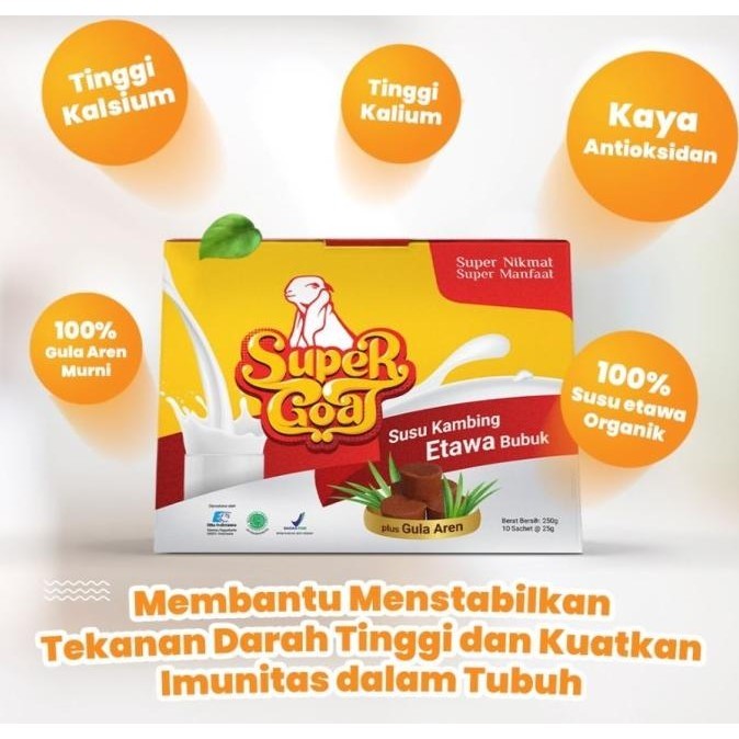 

Super Goat Susu Kambing Etawa Gula Aren Premium Original TP