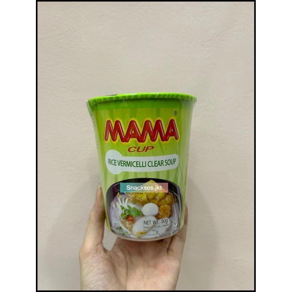 

[Cup] Mama Noodles Rice Vermicelli Shrimp Creamy Tom Yum / Clear Soup