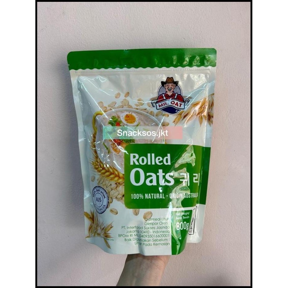 

[Pack] Mr Oat Rolled Oats / Quick Cook Oatmeal / Instant Oatmeal