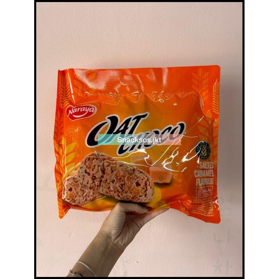 

Naraya Oat Choco Chocorio Cookies Crumbs / Salted Caramel 320G